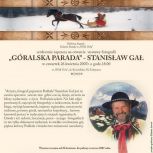 25.Góralska Parada - Stanisław Gał,zaproszenie