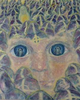 TRANSMIGRATION OF SOULS - olej na płótnie, 38 cm x45 cm, 2017