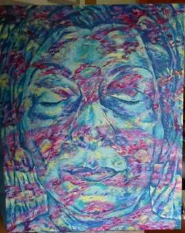 ON THE OTHER SIDE - olej na płótnie, 80 cm x 100 cm, 2018