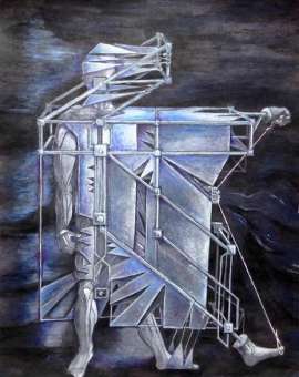 CONTRACT - technika mieszana na papierze , 25 cm x 33 cm, 2016