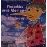 19.Plakat teatralny do spektaklu dla dzieci Z Pinokiem przez świat bajek,Teatr Narodowy w Weimarze.